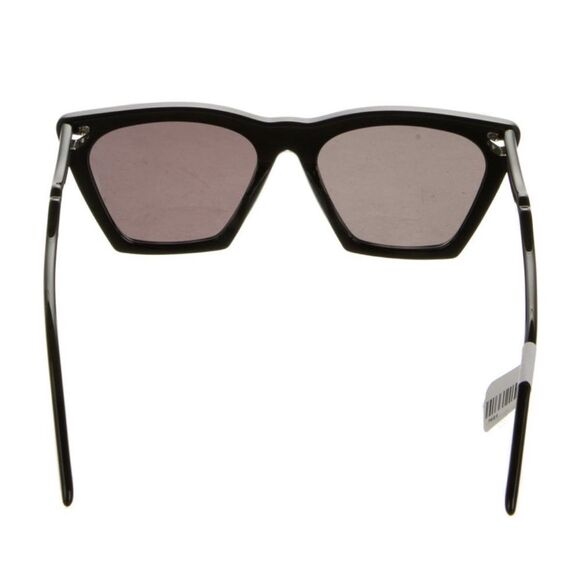 Illesteva Black Geometric Sunglasses with Rhinestones - Picture 3 of 5